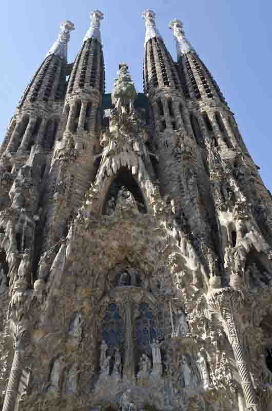 Barcelona - Gaudí - Basílica de la Sagrada Familia - fachada del Renacimiento 1